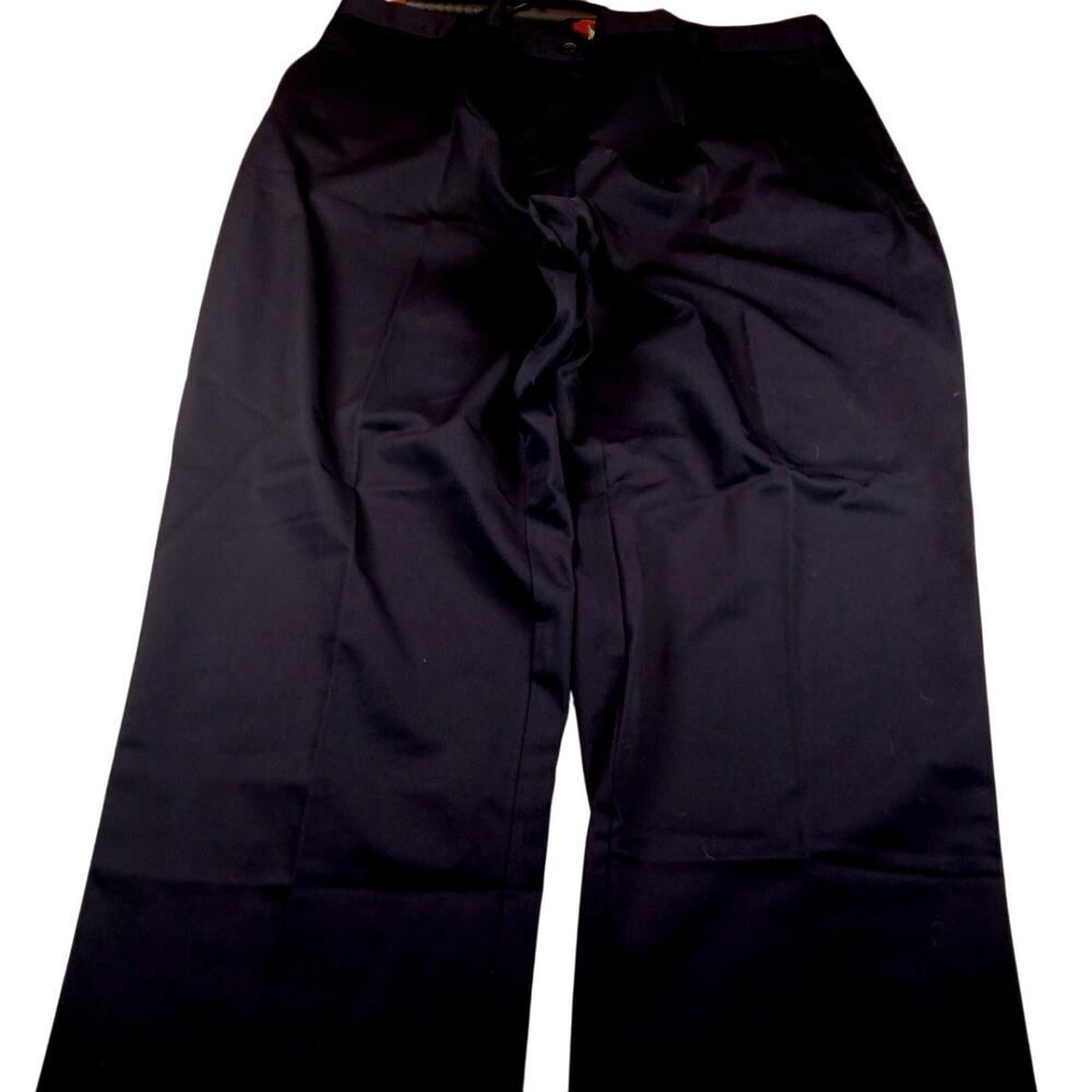 Lands' End Women's Dark Blue High Rise Straight Leg Pants - Size: 20w